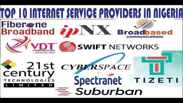 Top 10 Nigerian ISPs by client count, Q1 2024